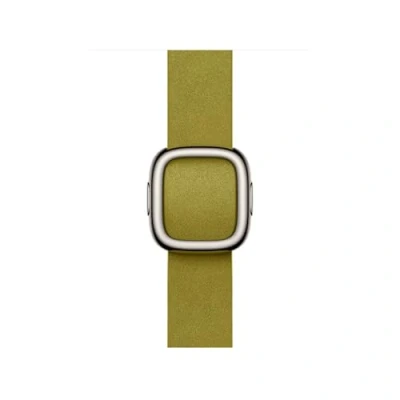 Afbeelding van Apple Moderne gesp (42 mm, Vectran, Fijne keperbinding, Watch Series 10), Horlogebandjes, Groen