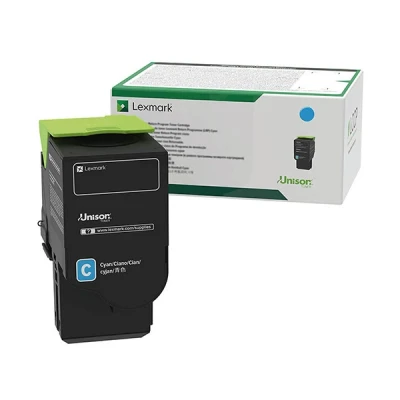 Image de Lexmark Cyan original boîte cartouche de toner LCCP, LRP pour CS632dwe, CX635adwe