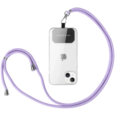 Afbeelding van iMoshion Universeel Telefoonkoord Telefoonketting Paars