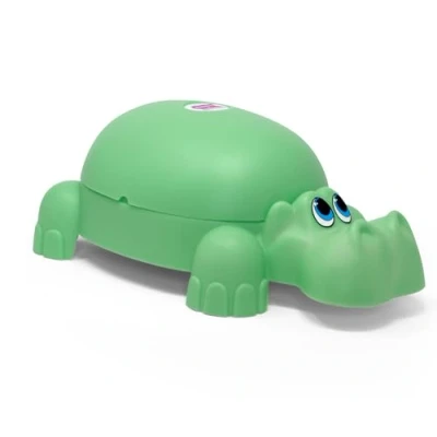 Afbeelding van OKBABY Ippopotamo pot voor kinderen, in dierenvorm, groen, 1 stuk