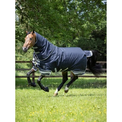 Afbeelding van LeMieux Deken Arika Storm Tek Turnout 350g Navy 165/213