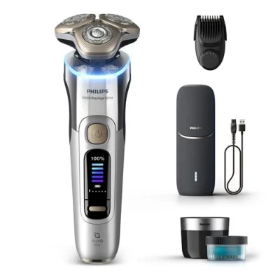 Image de Philips Shaver I9000 Prestige Ultra Wet&amp;dry Xp9404/46 Rasoir Argent