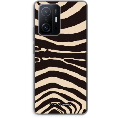 Afbeelding van Case Company® hoesje geschikt voor Xiaomi 11T Pro Arizona Zebra Soft Cover Telefoonhoesje Bescherming aan alle Kanten en Schermrand