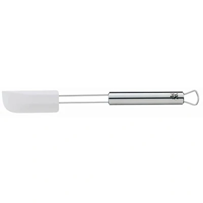 Afbeelding van WMF Profi Plus deegspatel, 24 x 3 cm, Cromargan roestvrij staal, deels mat, siliconen, vaatwasmachinebestendig, hittebestendig tot 200 C, wit
