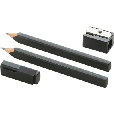 Afbeelding van Moleskine Potloden Set (set van 2 + puntenslijper)