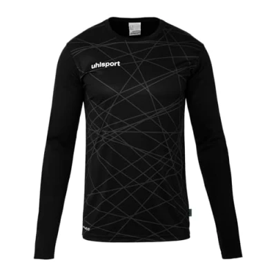 Afbeelding van Uhlsport Prediction Keepershirt Lange Mouw Heren Zwart / Wit Maat: S