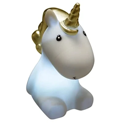 Afbeelding van Atmosphera Nachtlampje LED Unicorn XL goud kunststof 27 x 15 30 cm kinderkamer