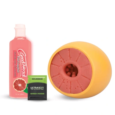 Afbeelding van Masturbator Grapefruit Blowjob Set