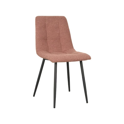 Afbeelding van Juul eetkamerstoel bouclé terracotta