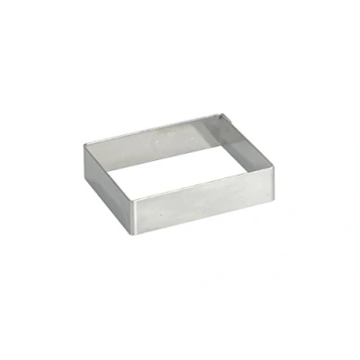 Afbeelding van De Buyer 3905.08 ring, vierkant, roestvrij staal, 2 cm, 8 x cm