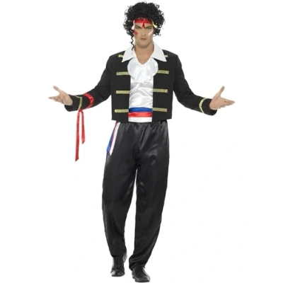 Afbeelding van Smiffys 80s New Romantic Kostuum XL Zwart