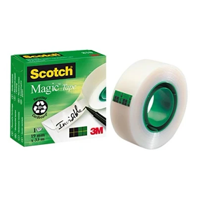 Afbeelding van Plakband scotch magic 810 19mmx33m onzichtbaar mat 12 stuks