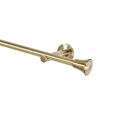 Afbeelding van Gordijnroede 16 mm 1 weg metaal antiek goud 320