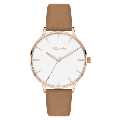 Afbeelding van Tamaris Horloge, Dames, Maat: One Size, Hellbraun