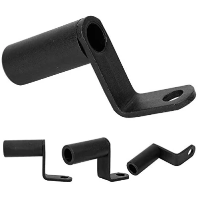 Afbeelding van VGEBY Motorfiets spiegelhouder voor zijspiegel van de motorfiets, houder achteruitkijkspiegel, klemstang, telefoonhouder, aluminiumlegering, zwart
