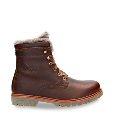 Afbeelding van Panama Jack Aviator Igloo Veterboots, Heren, Maat: 47, Chestnut Leer