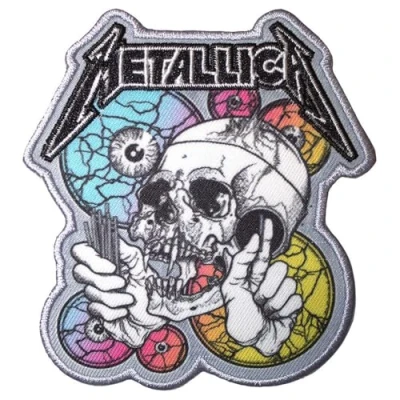 Afbeelding van Metallica The Shortest Straw Multicolored Eyes Patch Multicolours