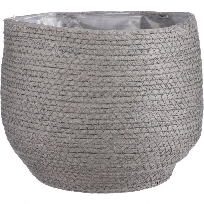 Afbeelding van Jorck Mand voor Planten H24 x Ø26 cm Papier Grijs