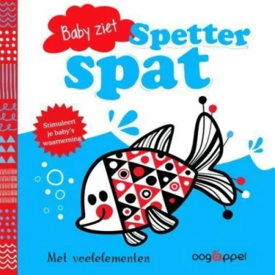 Afbeelding van Uitgeverij oogappel kijkboek baby ziet: spetter spat