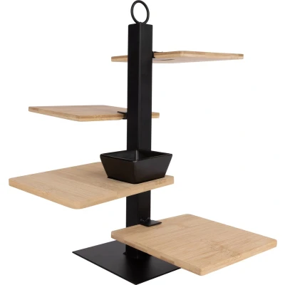Afbeelding van Cosy&amp;Trendy Etagere Aperotoren Bamboe 4 Laags