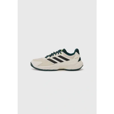 Afbeelding van adidas CourtJam Control 3 Clay tennisschoenen voor heren, Off Wit/Core Zwart/Aurora Ivy, 46 EU