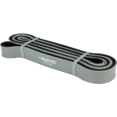 Afbeelding van Avento Fitness Powerband Latex Medium Grijs/Zwart