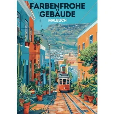 Afbeelding van Malbuch Farbenfrohe Gebäude