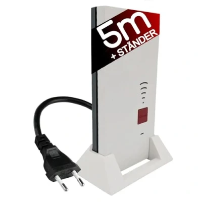Afbeelding van TronicXL Repeater standaard met kabelverlenging 5m geschikt voor Fritz 2400 1160 1750e AVM Fritz! W LAN Houder stand (5 m Kabel + standaard)