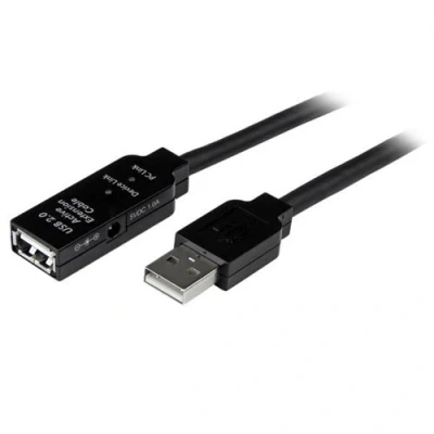 Image de StarTech.com C?ble d&#039;extension actif USB 2.0 de 5 m rallonge / Prolongateur A vers R?p?teur M/F Noir câble