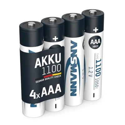 Image de ANSMANN Micro batterie type AAA NiMH x 4