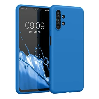 Afbeelding van kwmobile telefoonhoesje geschikt voor Samsung Galaxy A13 4G Hoesje smartphone Back cover in rifblauw