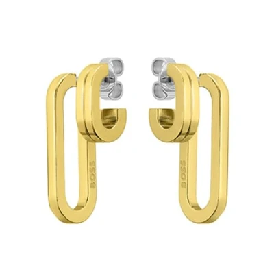 Afbeelding van HUGO Oorbellen goldcoloured, Dames, Maat: One Size, Gold coloured