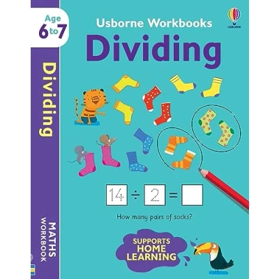 Afbeelding van Usborne Workbooks Dividing 6 7
