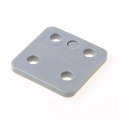 Afbeelding van GB Drukplaat zonder sleuf grijs kunststof 70 x 7mm 34707