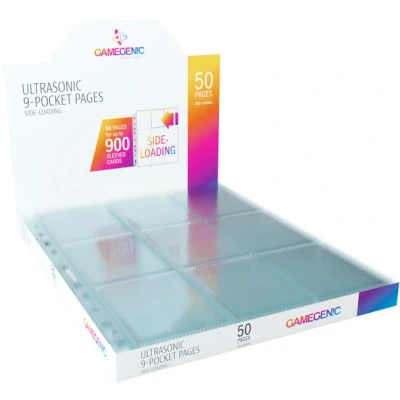 Afbeelding van Gamegenic Ultrasonic 9 Pocket Sideloading Pages (50 stuks)