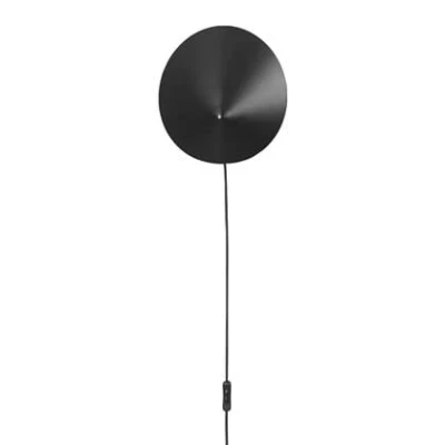 Afbeelding van ferm LIVING Arum Wandlamp Scone Black