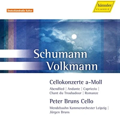 Afbeelding van Peter Bruns, Mendelssohn Kammerorchester Leipzig, Jürgen Bruns Schumann/Volkman: Cellokonzerte a Moll (CD)