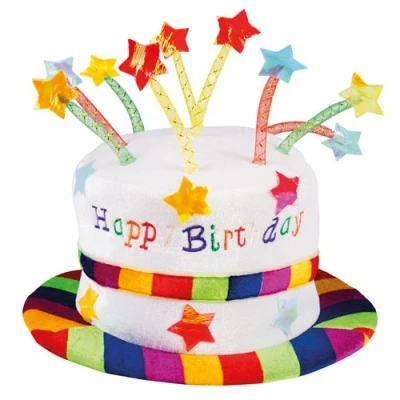 Image de Chapeau rainbow gâteau &#039;joyeux anniversaire&#039;