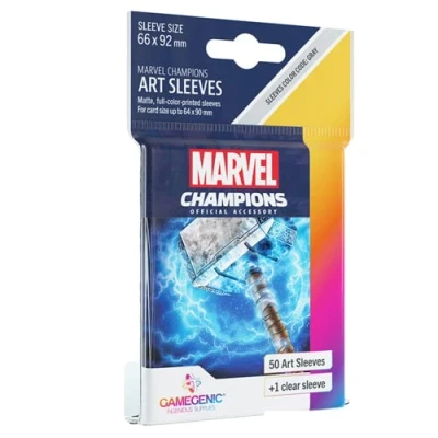 Afbeelding van Gamegenic Marvel Champions Art Sleeves Thor (50 stuks)
