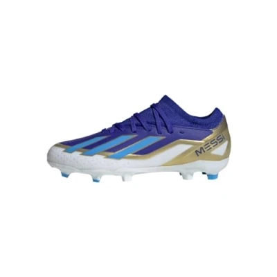 Afbeelding van adidas Performance X Crazyfast League FG Messi Unisex Voetbalschoenen met kunststof noppen voor kinderen, Maat: 38 2/3 Kunststof/ textiel