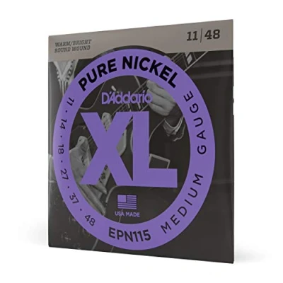 Afbeelding van D&#039;Addario EPN115 11 48 Pure nikkel blauws Jazz Rock Elektrische gitaarsnaren