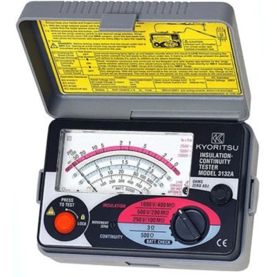 Afbeelding van Kyoritsu KEW 3132A Isolatiemeter 250 V, 500 1000 V