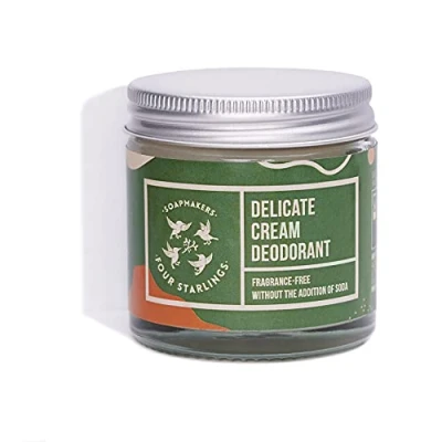 Afbeelding van Zachte crème deodorant zonder soda Geurvrij 60ml