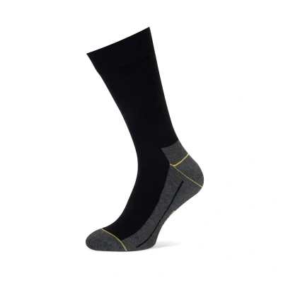 Afbeelding van Stapp Yellow Herensok Walker Coolmax Zwart Sokken 39 42 2 Pack