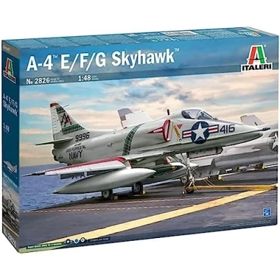 Afbeelding van 1:48 Italeri 2826 Douglas A 4E/F/G Skyhawk Plastic Modelbouwpakket