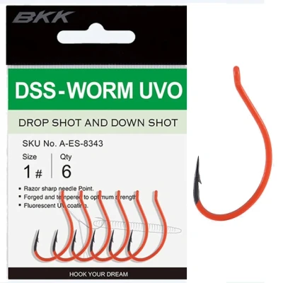 Afbeelding van BKK DSS Worm UVO Dropshothaak haakmaat 1