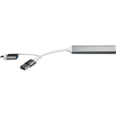 Afbeelding van Xccess USB C Multi Hub to 4 Grey