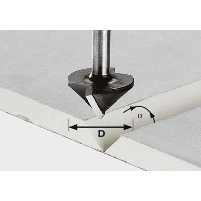 Afbeelding van Festool HW S8 D12,5/45 Freesbit Gipsplaatfrees 45 S 8 mm 12,5mm 491000