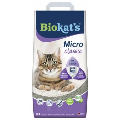 Afbeelding van Biokat&#039;s Kattenbakvulling Micro Classic 14 LTR