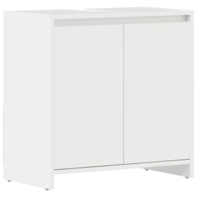 Image de vidaXL Armoire de salle bain Blanc brillant Bois d&#039;ingénierie802576